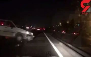 تعقیب و گریز پلیس با دزد خطرناک در اتوبان های تهران+ فیلم 