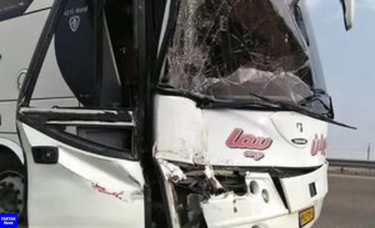 حادثه/ واژگونی اتوبوس در محور کردستان-کامیاران