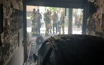 مرگ تلخ مرد مکانیک/ او در انفجار زنده زنده سوخت+ عکس 