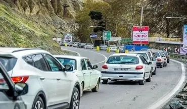 جاده چالوس یکطرفه شد؛ ترافیک سنگین در راه‌ها