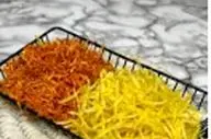 طرز تهیه هویج و سیب زمینی خلالی کنار مرغ!