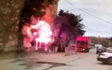 انفجار گاز در روسیه با چهار کشته + فیلم