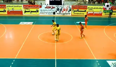 خلاصه فوتسال هایپرشهر 1 - 1 آذرخش + فیلم