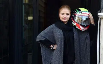 عکسی متفاوت از ورزشکار زن ایرانی