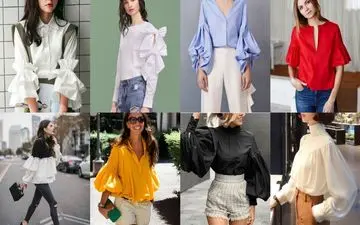 شیک ترین و پرطرفدارترین مدل یقه شومیز:
