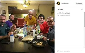 عکس|دورهمی دوستانه بازیگران طنز