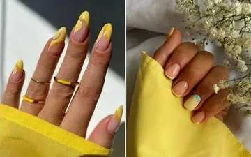 دنبال مانیکور خاص برای تابستان هستی؟ این ۱۰ طرح زرد کره‌ای رو از دست نده!