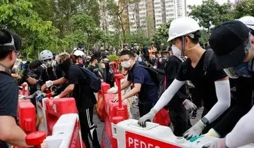 هنگ کنگی ها دست به اعتراض زدند