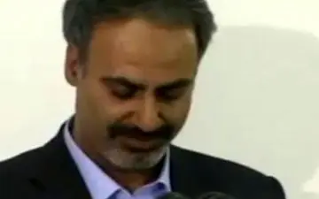 سخنرانی جالب شخص معروف به "پیش‌بینی‌ کننده زلزله" در حضور رهبر انقلاب