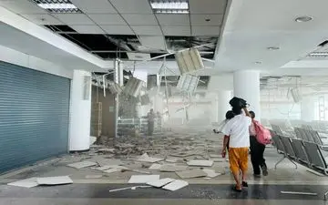 زلزله شدید در شرق آسیا / 7.7 ریشتر میانمار را لرزاند