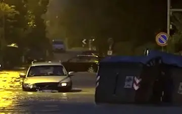 
وقوع سیل و توفان مرگبار در ایتالیا + فیلم