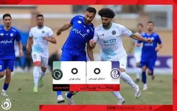 پیکان و استقلال خوزستان به تساوی رضایت دادند