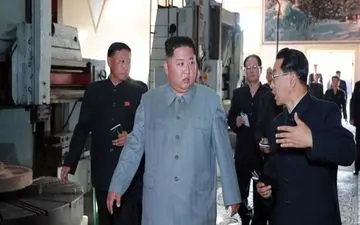 رهبر کره‌شمالی از تأسیسات موشک‌سازی این کشور بازدید کرد