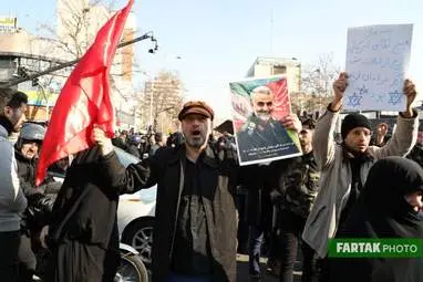 راهپیمایی وداع با سردار سلیمانی