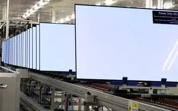 تولید تلویزیون هوشمند LED در کارخانه؛ فرآیند جذاب