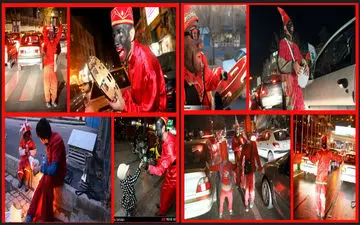 خواندن این خبر خالی از لطف نیست ! حاجی فیروزهای خسته پشت چراغ قرمز و لبخندهای ساختگی!