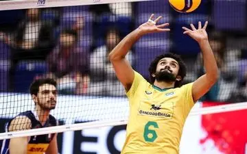  مصدومیت پاسور تیم ملی والیبال برزیل 