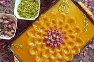 طرز تهیه حلوای شیر زعفران و پسته!