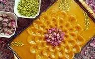 طرز تهیه حلوای شیر زعفران و پسته!