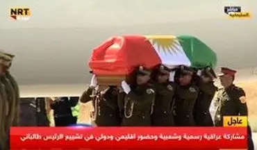 واکنش بغداد به نصب پرچم جنجالی بر تابوت طالبانی