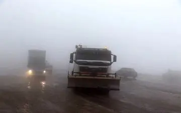 مسدود شدن آزاد راه تبریز _ زنجان به علت برف سنگین