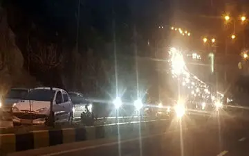 ترافیک سنگین در محور هراز