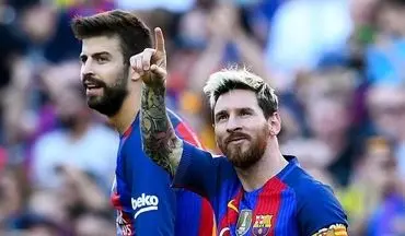 واکنش ستاره بارسلونا به غیب مسی در ال کلاسیکو