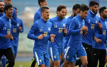 گزارش تمرین استقلال - 14 آذر