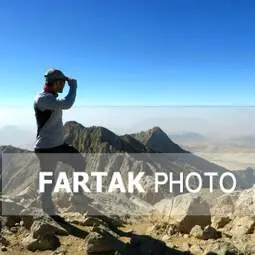 سعید عظیمی تور لیدر آژانس لندتراول بر فراز قله کوه دالاخانی  