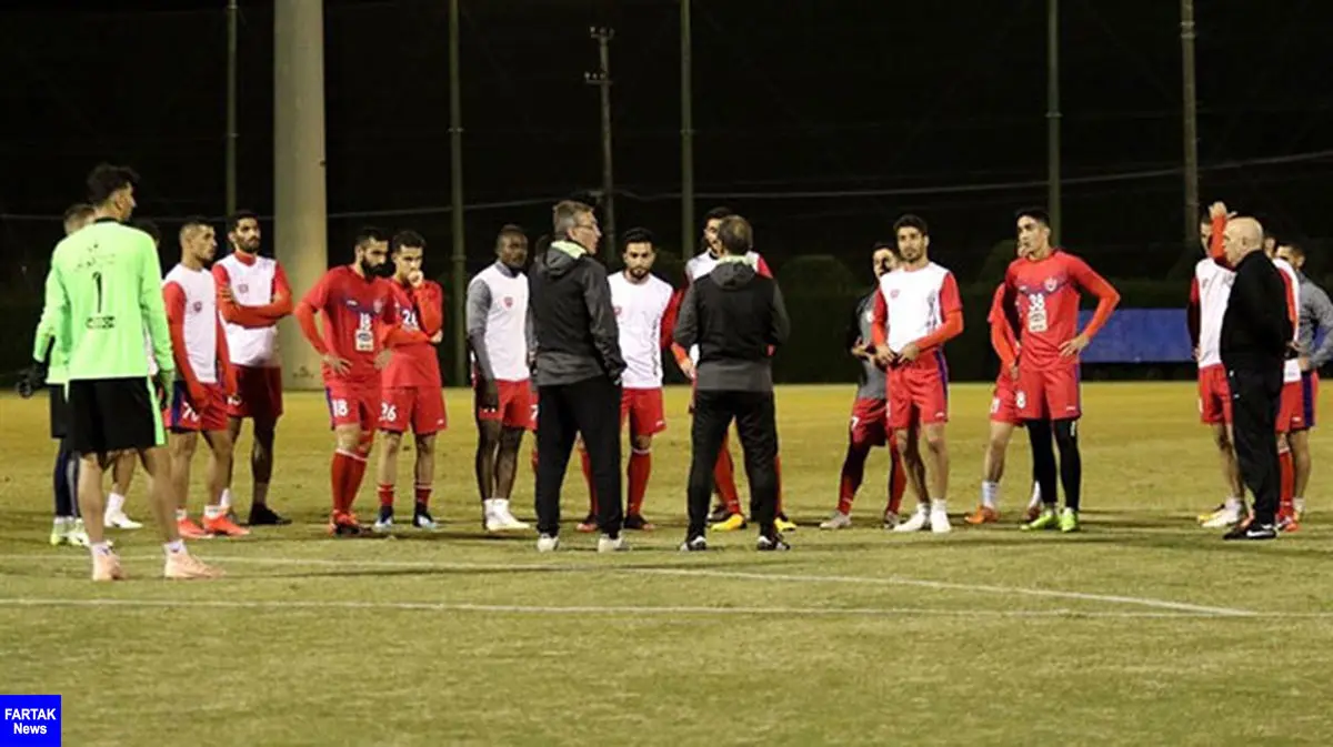 گزارش تمرین پرسپولیس؛ بازگشت نوراللهی به تمرینات گروهی