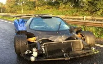 تصادف خودروی 8 میلیارد تومانی