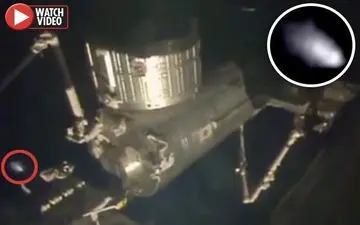 رویت پدیده ای عجیب در نزدیکی ایستگاه فضایی بین المللی! 