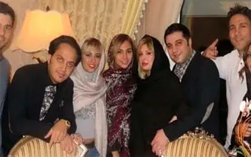 تیپ نیوشا ضیغمی و خواهرش در یک مهمانی! 