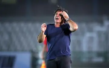 ساپینتو بدون لبخند در تمرین! سگرمه‌های درهم بعد از تساوی تلخ!