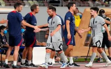 پیروزی پاری سن ژرمن در ژاپن با گل جالب لئو مسی+ عکس