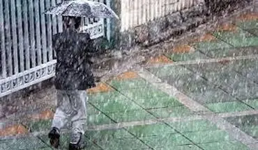 بارش برف و باران ۲ روزه در برخی استان‌ها