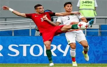  تساوی پرتغال و مکزیک در جدالی نفسگیر 