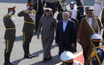 کدام وزیر از امیر قطر در تهران استقبال کرد؟