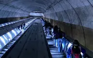 مجروحیت شدید مسافران مترو در اثر نقص ناگهانی پله برقی! +فیلم 
