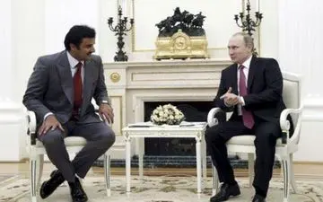 پوتین و امیر قطر دوشنبه با یکدیگر دیدار می‌کنند