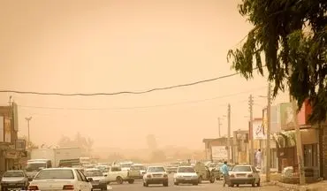 باد شدید و گردوخاک دید افقی در ایرانشهر را به ۱۰۰۰ متر کاهش داد