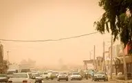 باد شدید و گردوخاک دید افقی در ایرانشهر را به ۱۰۰۰ متر کاهش داد