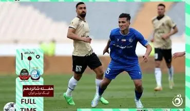 خلاصه بازی استقلال 0 - شمس آذر قزوین 1 + ویدئو
