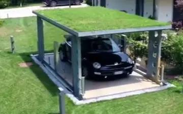 ایده‌ای خلاقانه برای ساخت پارکینگ طبقاتی کوچک + فیلم 