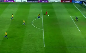 دبل علیپور در گل آفساید مقابل الغرافه + ویدئو