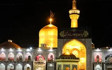 حرم مطهر رضوی سیاه پوش شد/مشهد در سوگ ام ابیها