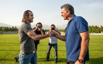 جدال علی کریمی وکارلوس کی‌روش در کوچه خلوت !