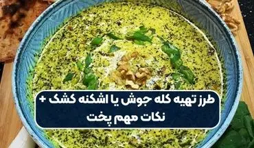 طرز تهیه اشکنه کشک: یک غذای سنتی و آسان برای روزهای شلوغ