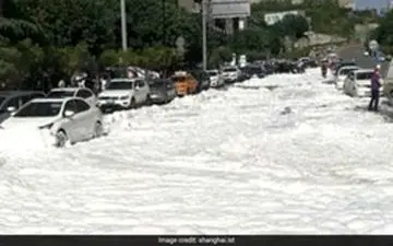 صحنه ای عجیب در یکی از خیابان های چین!