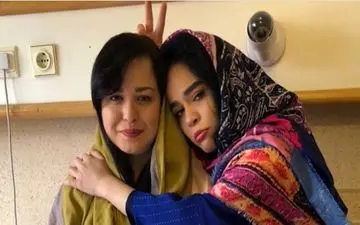 «مهراوه شریفی نیا» در بیمارستان بستری شد + عکس